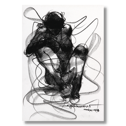 Nude Drawing-073 - SUJITH KUMAR GS MANDYA Art Studio Gallery (SKGSM Art Studio Gallery)