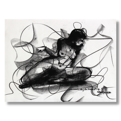 Nude Drawing-074 - SUJITH KUMAR GS MANDYA Art Studio Gallery (SKGSM Art Studio Gallery)