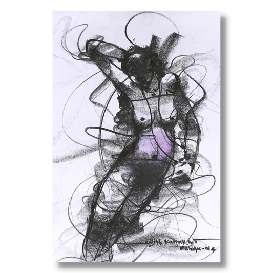 Nude Drawing-100 - SUJITH KUMAR GS MANDYA Art Studio Gallery (SKGSM Art Studio Gallery)