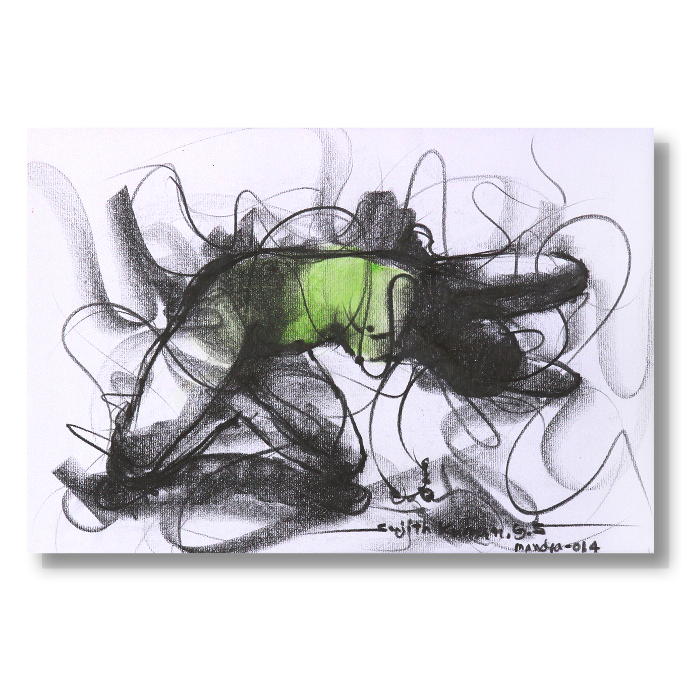 Nude Drawing-101 - SUJITH KUMAR GS MANDYA Art Studio Gallery (SKGSM Art Studio Gallery)