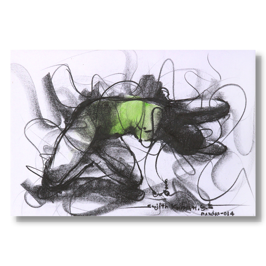Nude Drawing-101 - SUJITH KUMAR GS MANDYA Art Studio Gallery (SKGSM Art Studio Gallery)
