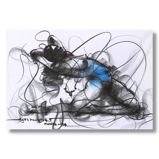 Nude Drawing-102 - SUJITH KUMAR GS MANDYA Art Studio Gallery (SKGSM Art Studio Gallery)