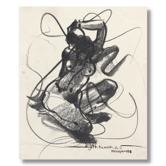 Nude Drawing-109 - SUJITH KUMAR GS MANDYA Art Studio Gallery (SKGSM Art Studio Gallery)