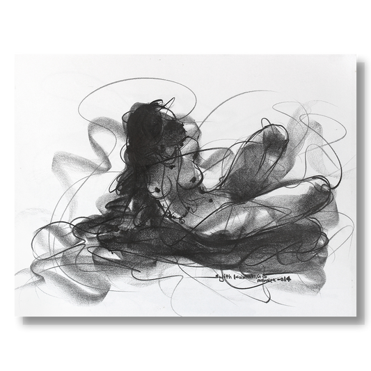 Nude Drawing-111 - SUJITH KUMAR GS MANDYA Art Studio Gallery (SKGSM Art Studio Gallery)