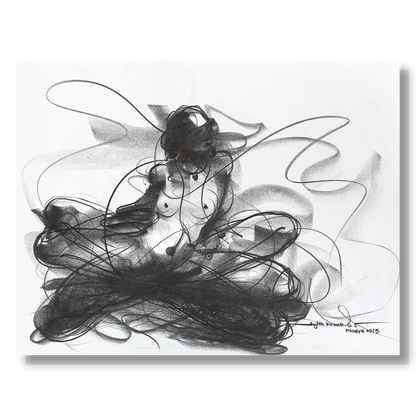 Nude Drawing-121 - SUJITH KUMAR GS MANDYA Art Studio Gallery (SKGSM Art Studio Gallery)