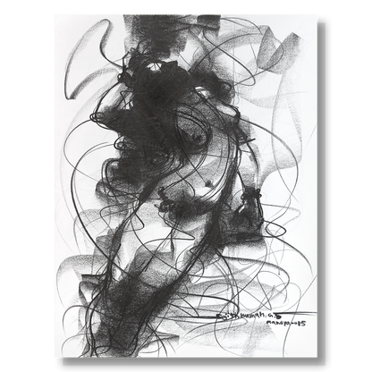 Nude Drawing-122 - SUJITH KUMAR GS MANDYA Art Studio Gallery (SKGSM Art Studio Gallery)