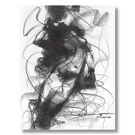 Nude Drawing-122 - SUJITH KUMAR GS MANDYA Art Studio Gallery (SKGSM Art Studio Gallery)