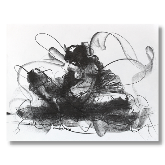 Nude Drawing-124 - SUJITH KUMAR GS MANDYA Art Studio Gallery (SKGSM Art Studio Gallery)