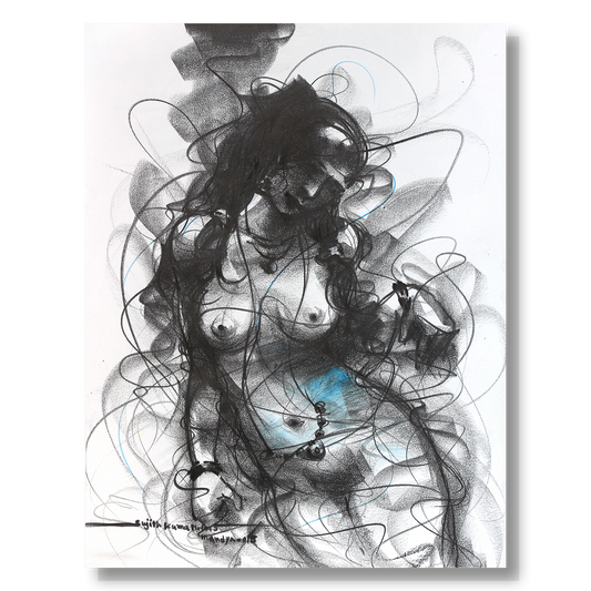 Nude Drawing-126 - SUJITH KUMAR GS MANDYA Art Studio Gallery (SKGSM Art Studio Gallery)