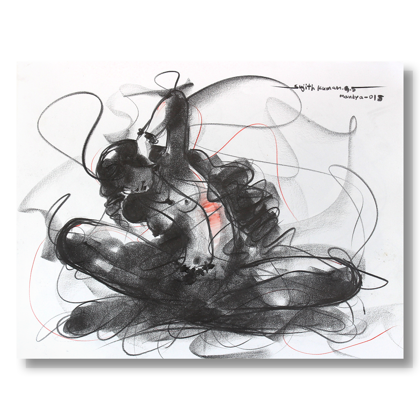 Nude Drawing-138 - SUJITH KUMAR GS MANDYA Art Studio Gallery (SKGSM Art Studio Gallery)