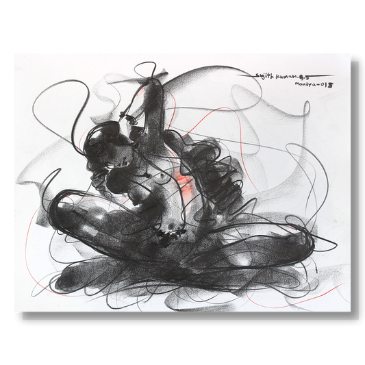 Nude Drawing-138 - SUJITH KUMAR GS MANDYA Art Studio Gallery (SKGSM Art Studio Gallery)