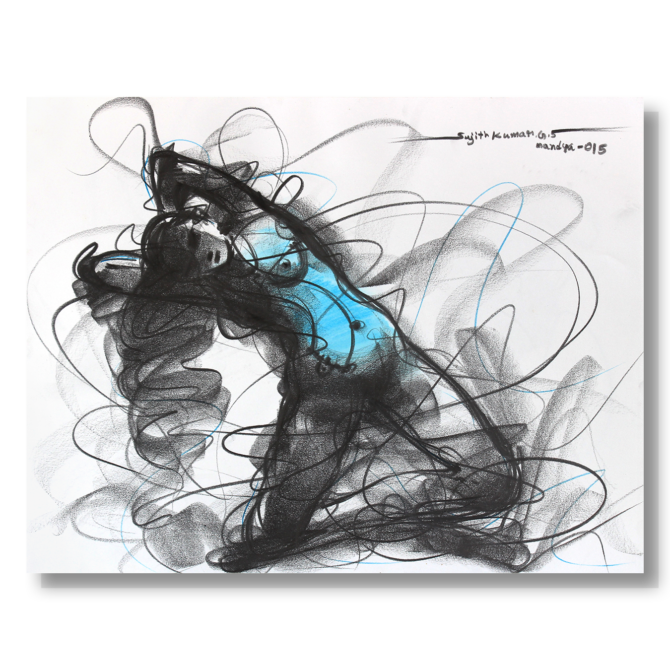 Nude Drawing-140 - SUJITH KUMAR GS MANDYA Art Studio Gallery (SKGSM Art Studio Gallery)