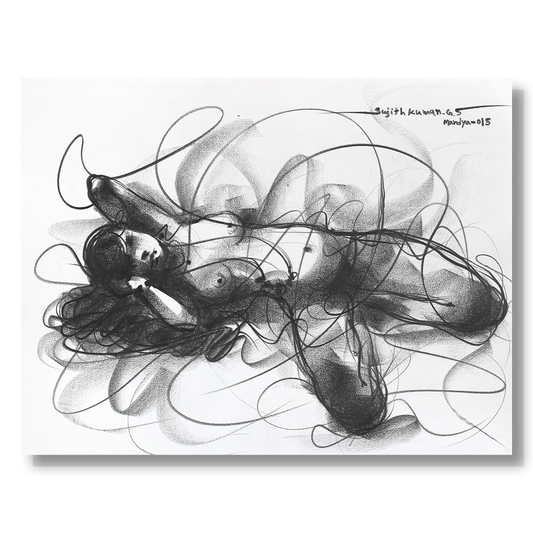 Nude Drawing-141 - SUJITH KUMAR GS MANDYA Art Studio Gallery (SKGSM Art Studio Gallery)