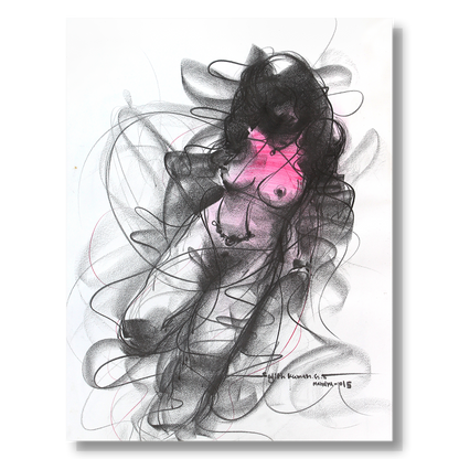 Nude Drawing-142 - SUJITH KUMAR GS MANDYA Art Studio Gallery (SKGSM Art Studio Gallery)