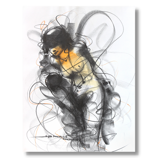 Nude Drawing-143 - SUJITH KUMAR GS MANDYA Art Studio Gallery (SKGSM Art Studio Gallery)