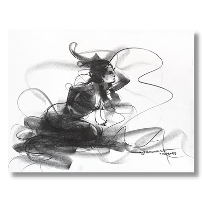 Nude Drawing-144 - SUJITH KUMAR GS MANDYA Art Studio Gallery (SKGSM Art Studio Gallery)