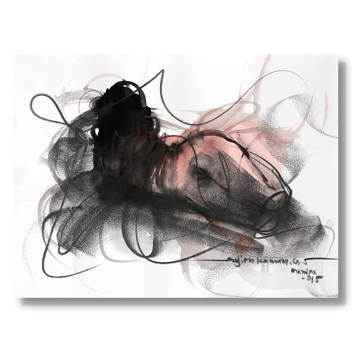 Nude Drawing-156 - SUJITH KUMAR GS MANDYA Art Studio Gallery (SKGSM Art Studio Gallery)