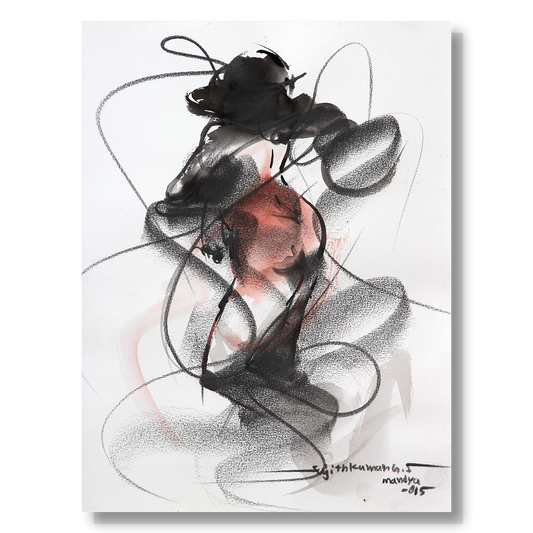 Nude Drawing-157 - SUJITH KUMAR GS MANDYA Art Studio Gallery (SKGSM Art Studio Gallery)