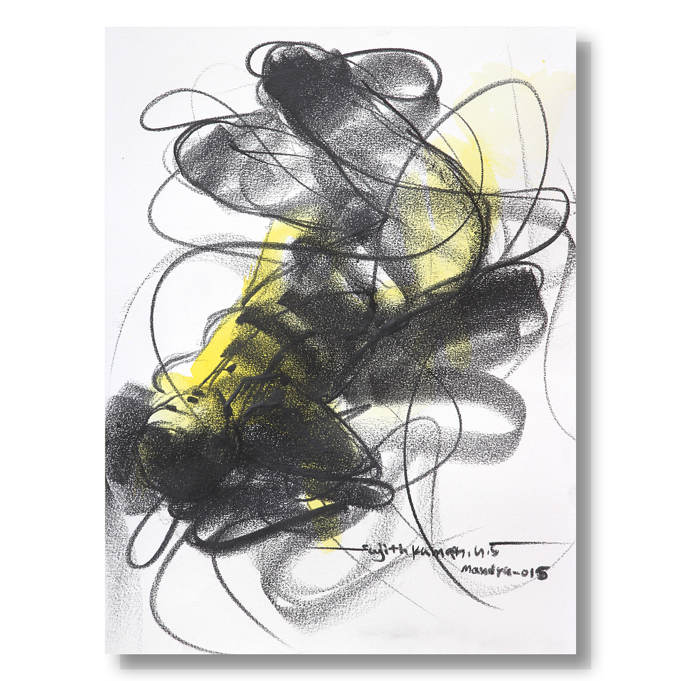 Nude Drawing-161 - SUJITH KUMAR GS MANDYA Art Studio Gallery (SKGSM Art Studio Gallery)