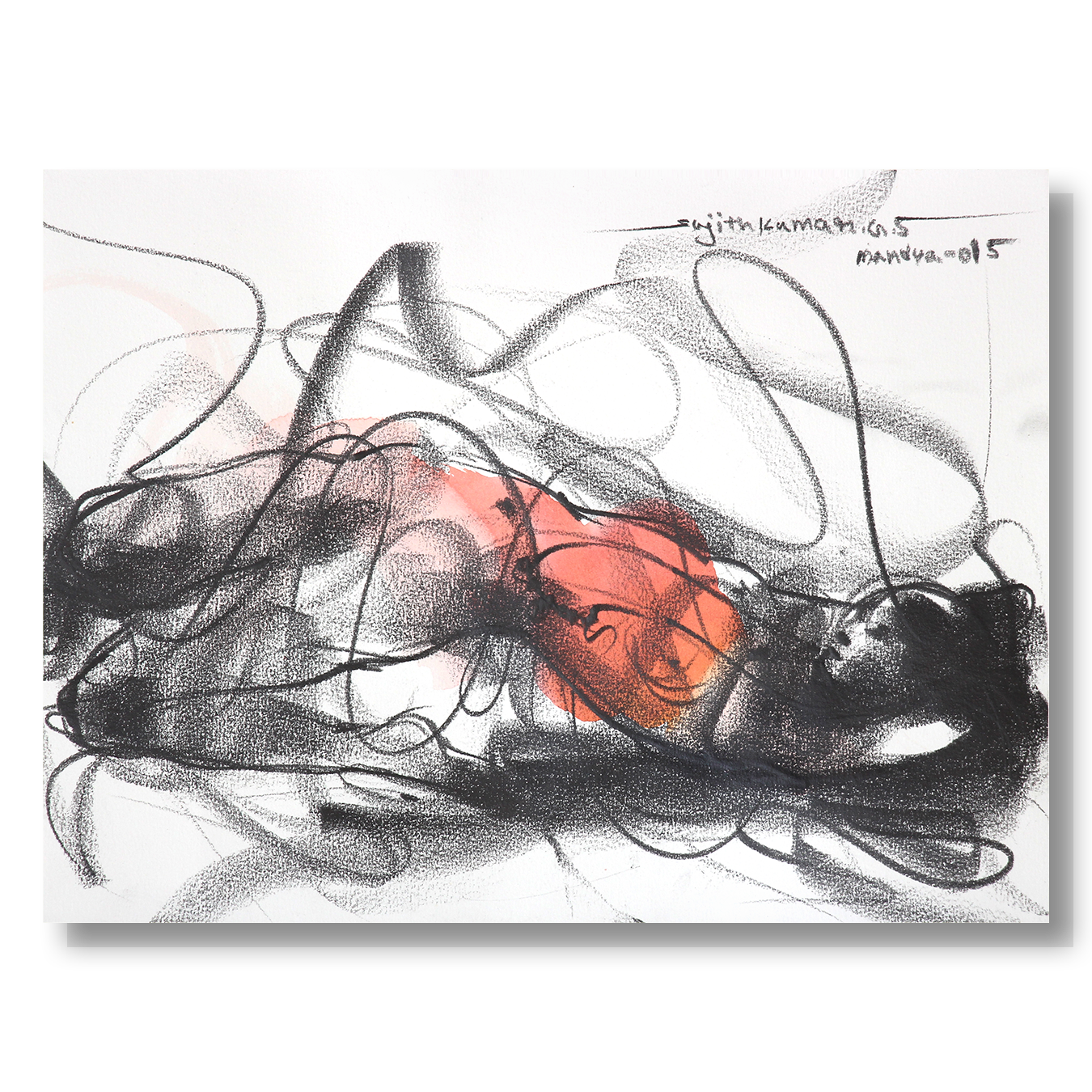 Nude Drawing-162 - SUJITH KUMAR GS MANDYA Art Studio Gallery (SKGSM Art Studio Gallery)