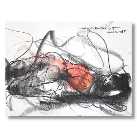 Nude Drawing-162 - SUJITH KUMAR GS MANDYA Art Studio Gallery (SKGSM Art Studio Gallery)