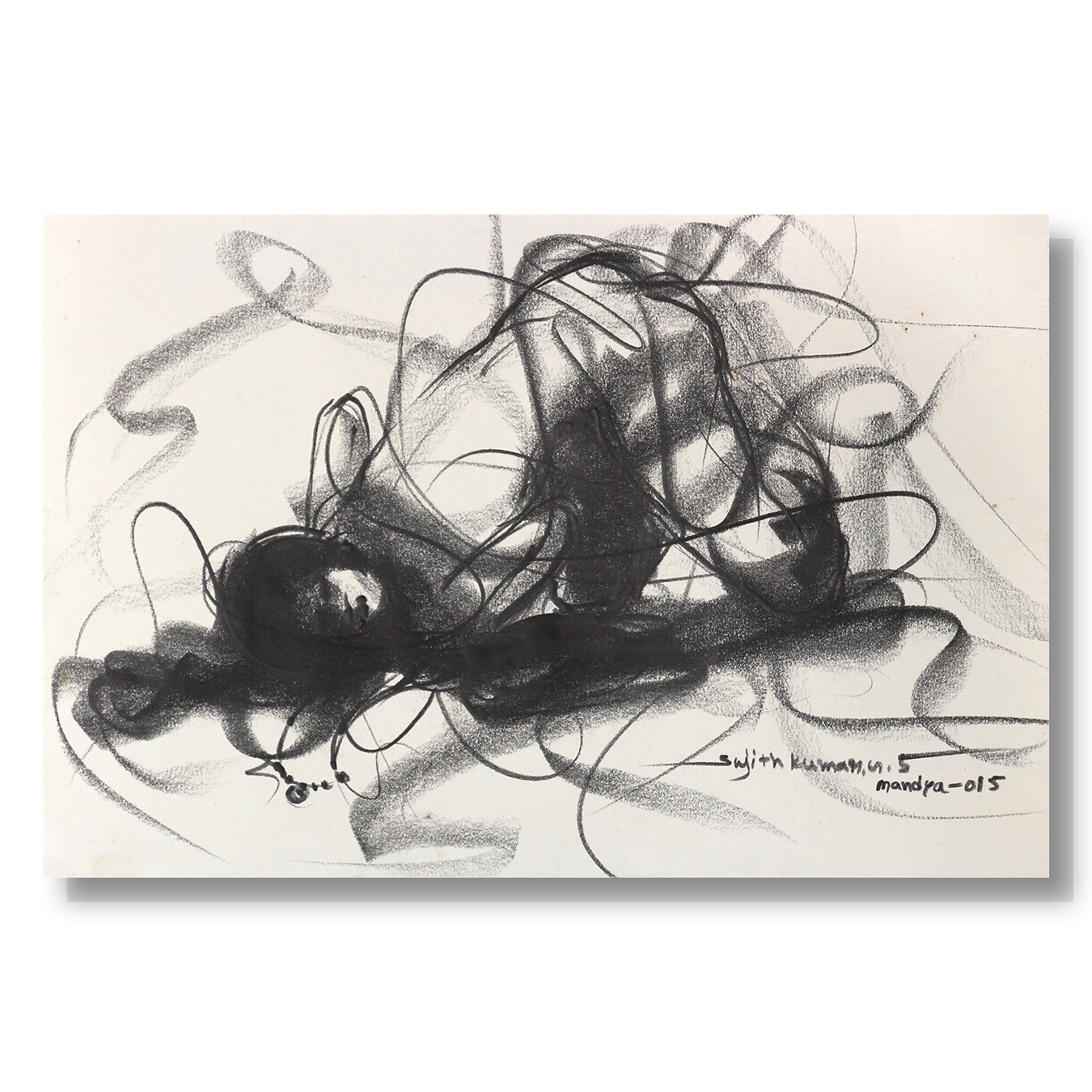 Nude Drawing-165 - SUJITH KUMAR GS MANDYA Art Studio Gallery (SKGSM Art Studio Gallery)