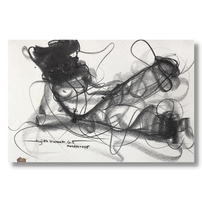 Nude Drawing-166 - SUJITH KUMAR GS MANDYA Art Studio Gallery (SKGSM Art Studio Gallery)