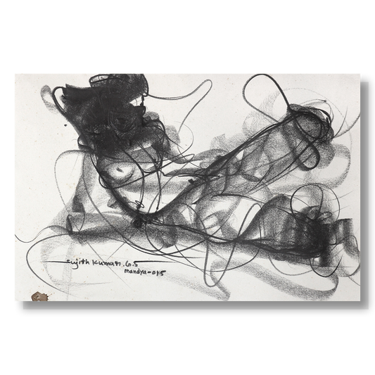 Nude Drawing-166 - SUJITH KUMAR GS MANDYA Art Studio Gallery (SKGSM Art Studio Gallery)