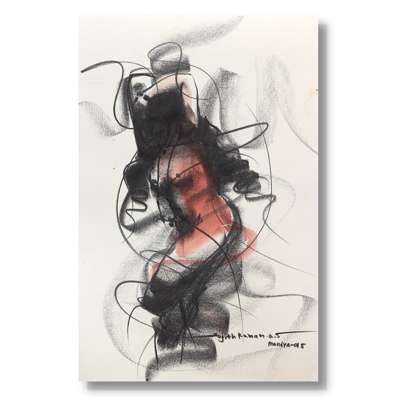 Nude Drawing-169 - SUJITH KUMAR GS MANDYA Art Studio Gallery (SKGSM Art Studio Gallery)