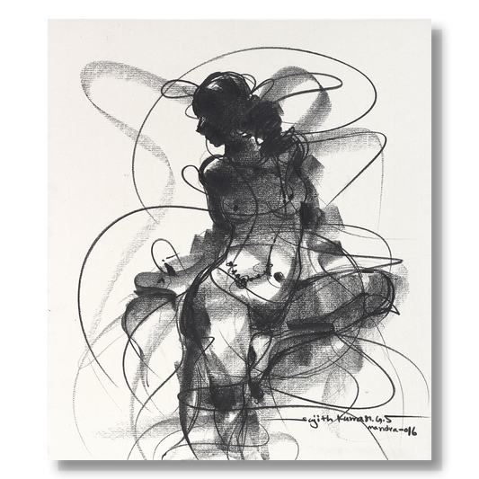 Nude Drawing-202 - by Sujith Kumar GS Mandya | NUDE Series Artwork