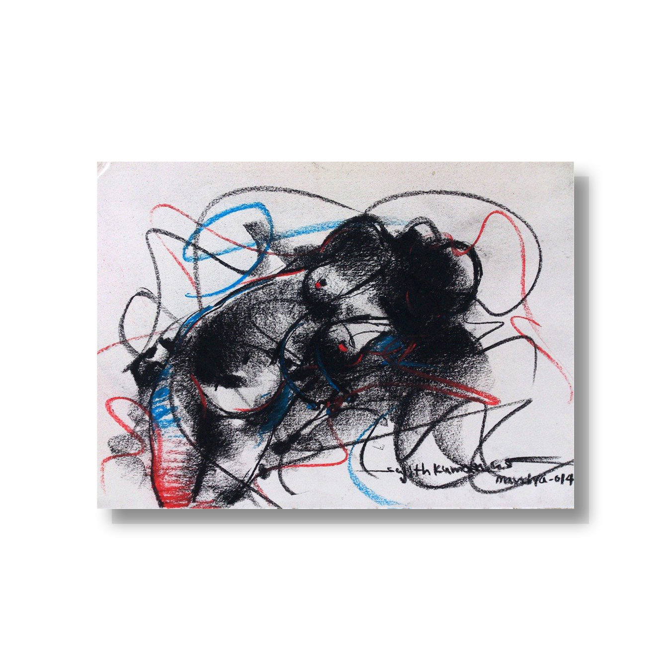 Nude Drawing-045 - SUJITH KUMAR GS MANDYA Art Studio Gallery (SKGSM Art Studio Gallery)