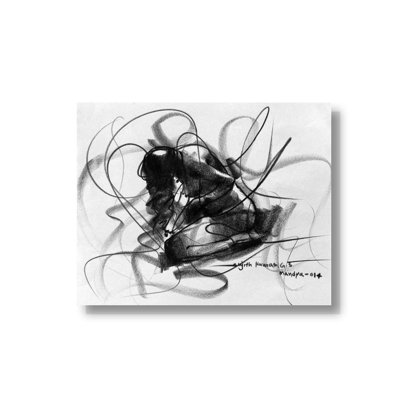 Nude Drawing-057 - SUJITH KUMAR GS MANDYA Art Studio Gallery (SKGSM Art Studio Gallery)