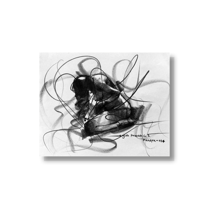 Nude Drawing-057 - SUJITH KUMAR GS MANDYA Art Studio Gallery (SKGSM Art Studio Gallery)