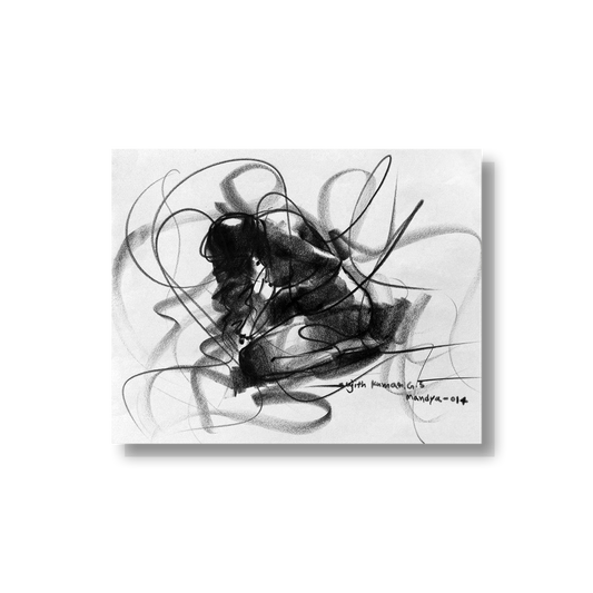 Nude Drawing-057 - SUJITH KUMAR GS MANDYA Art Studio Gallery (SKGSM Art Studio Gallery)