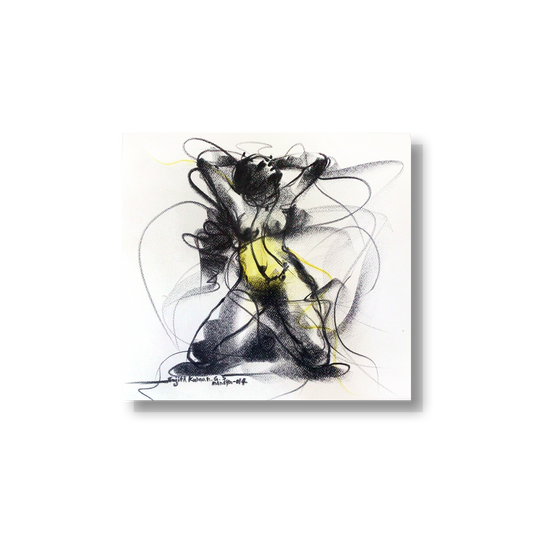 Nude Drawing-082 - SUJITH KUMAR GS MANDYA Art Studio Gallery (SKGSM Art Studio Gallery)