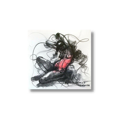 Nude Drawing-083 - SUJITH KUMAR GS MANDYA Art Studio Gallery (SKGSM Art Studio Gallery)