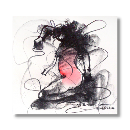 Nude Drawing-094 - SUJITH KUMAR GS MANDYA Art Studio Gallery (SKGSM Art Studio Gallery)