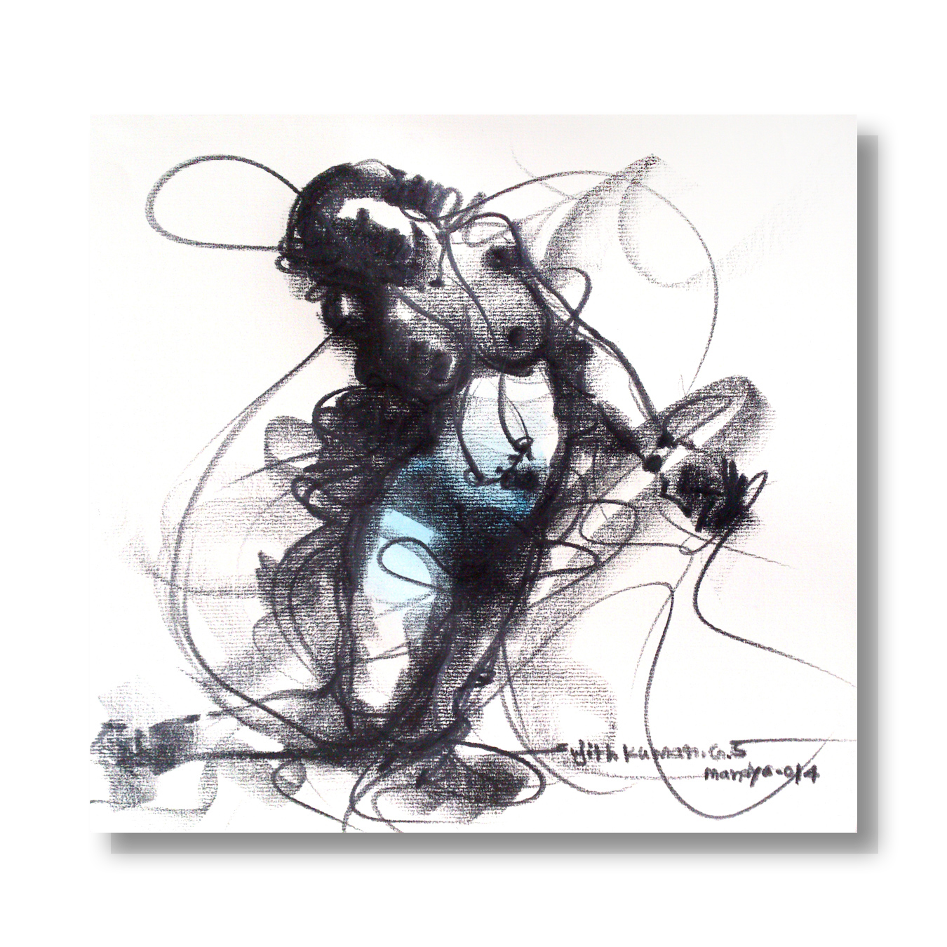 Nude Drawing-095 - SUJITH KUMAR GS MANDYA Art Studio Gallery (SKGSM Art Studio Gallery)