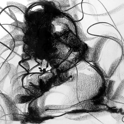 Nude Drawing-02 - SUJITH KUMAR GS MANDYA Art Studio Gallery (SKGSM Art Studio Gallery)