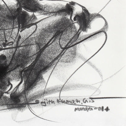 Nude Drawing-041 - SUJITH KUMAR GS MANDYA Art Studio Gallery (SKGSM Art Studio Gallery)