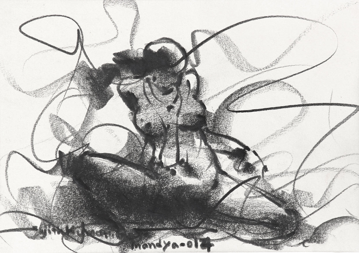 Nude Drawing-043 - SUJITH KUMAR GS MANDYA Art Studio Gallery (SKGSM Art Studio Gallery)