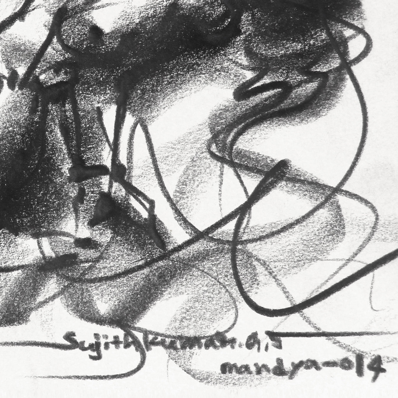 Nude Drawing-046 - SUJITH KUMAR GS MANDYA Art Studio Gallery (SKGSM Art Studio Gallery)