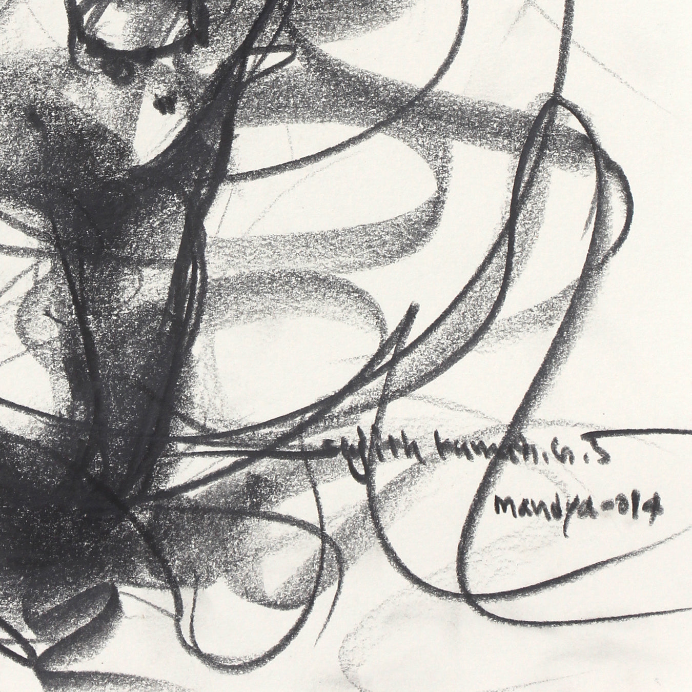 Nude Drawing-050 - SUJITH KUMAR GS MANDYA Art Studio Gallery (SKGSM Art Studio Gallery)