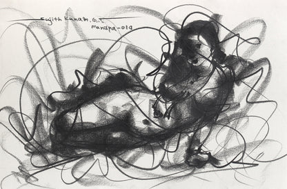 Nude Drawing-051 - SUJITH KUMAR GS MANDYA Art Studio Gallery (SKGSM Art Studio Gallery)