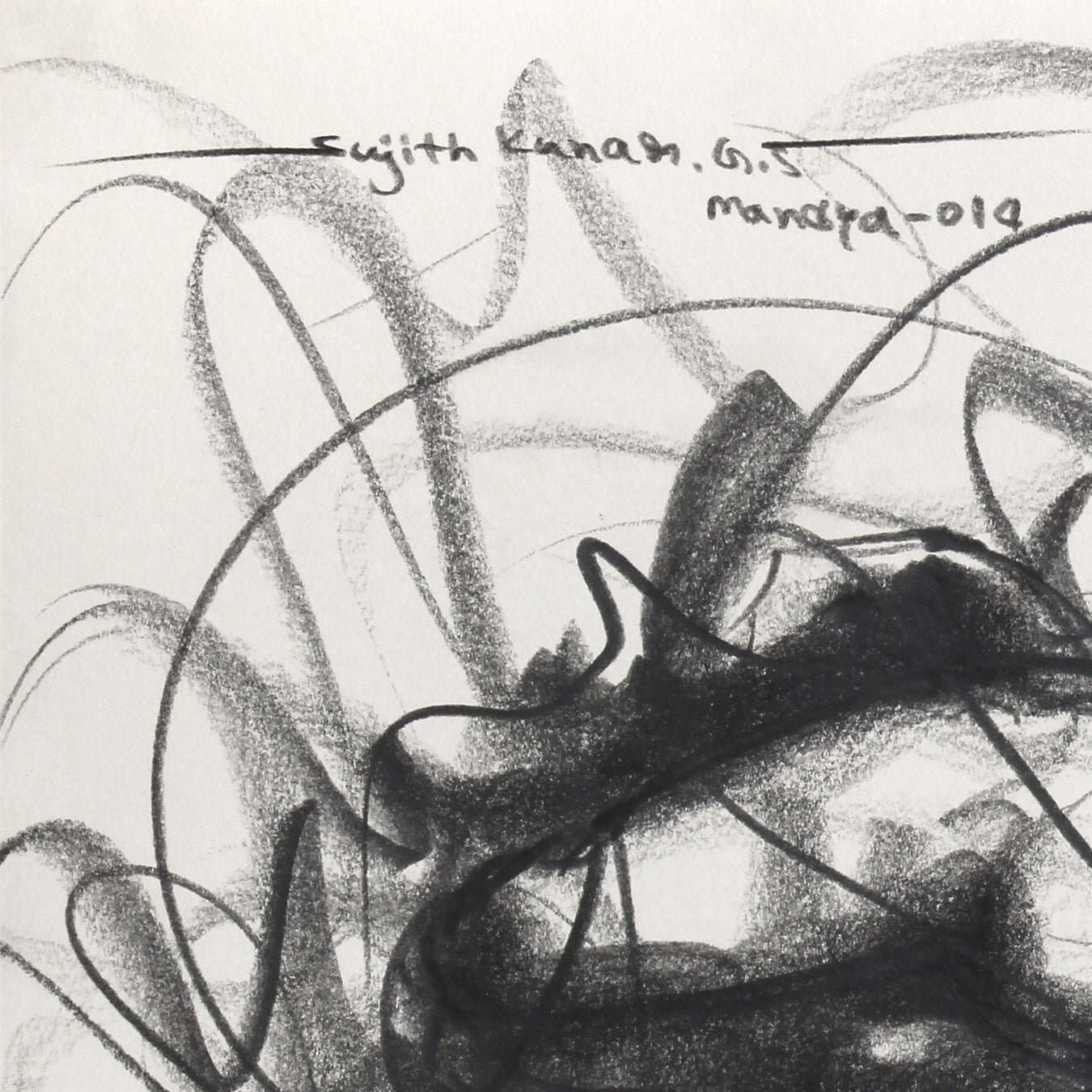 Nude Drawing-051 - SUJITH KUMAR GS MANDYA Art Studio Gallery (SKGSM Art Studio Gallery)
