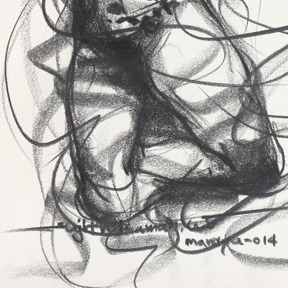 Nude Drawing-052 - SUJITH KUMAR GS MANDYA Art Studio Gallery (SKGSM Art Studio Gallery)