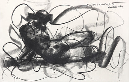 Nude Drawing-053 - SUJITH KUMAR GS MANDYA Art Studio Gallery (SKGSM Art Studio Gallery)