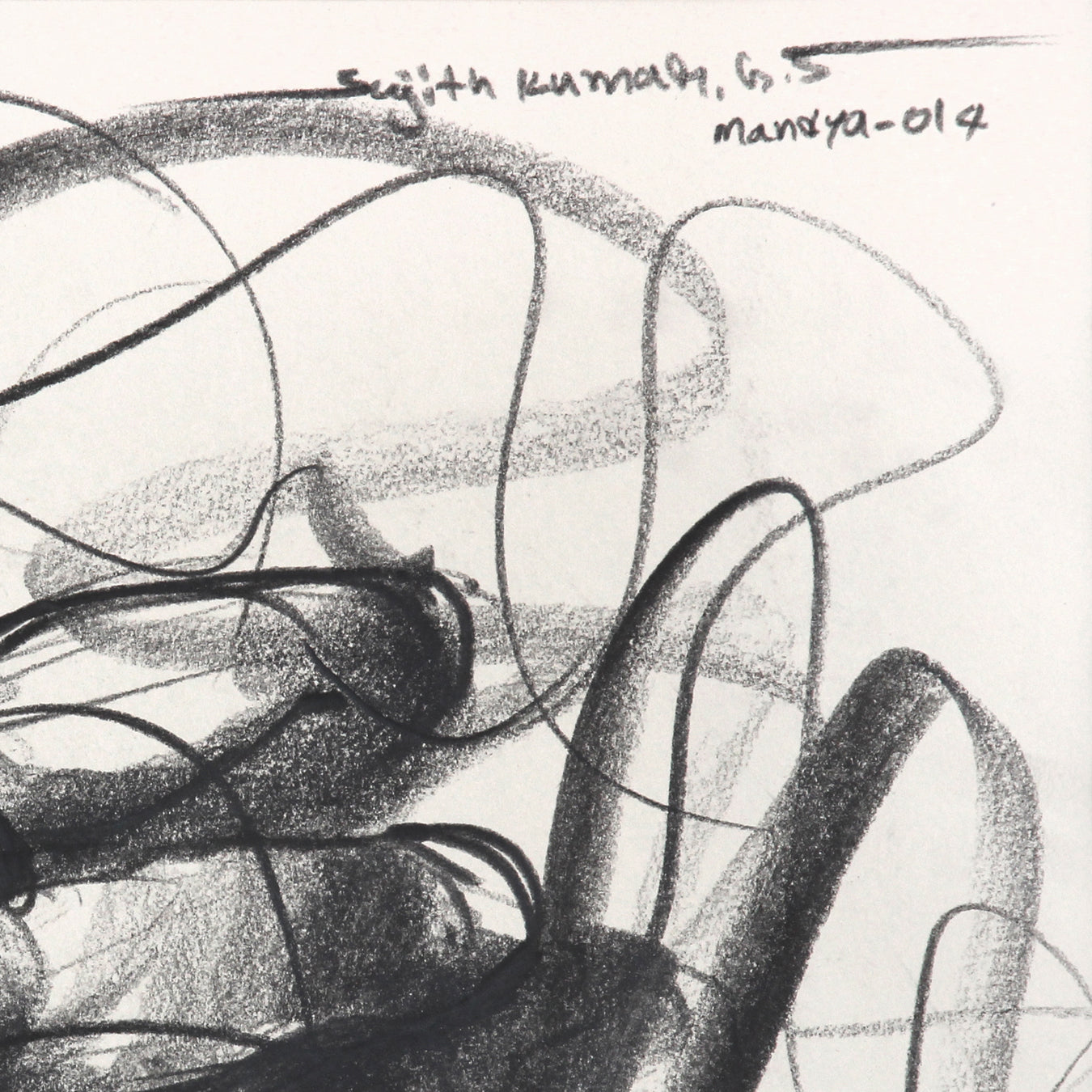 Nude Drawing-053 - SUJITH KUMAR GS MANDYA Art Studio Gallery (SKGSM Art Studio Gallery)