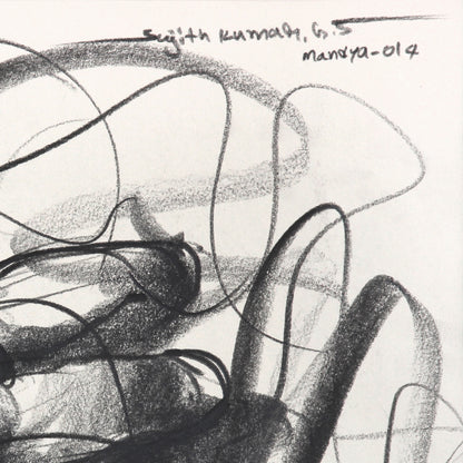 Nude Drawing-053 - SUJITH KUMAR GS MANDYA Art Studio Gallery (SKGSM Art Studio Gallery)