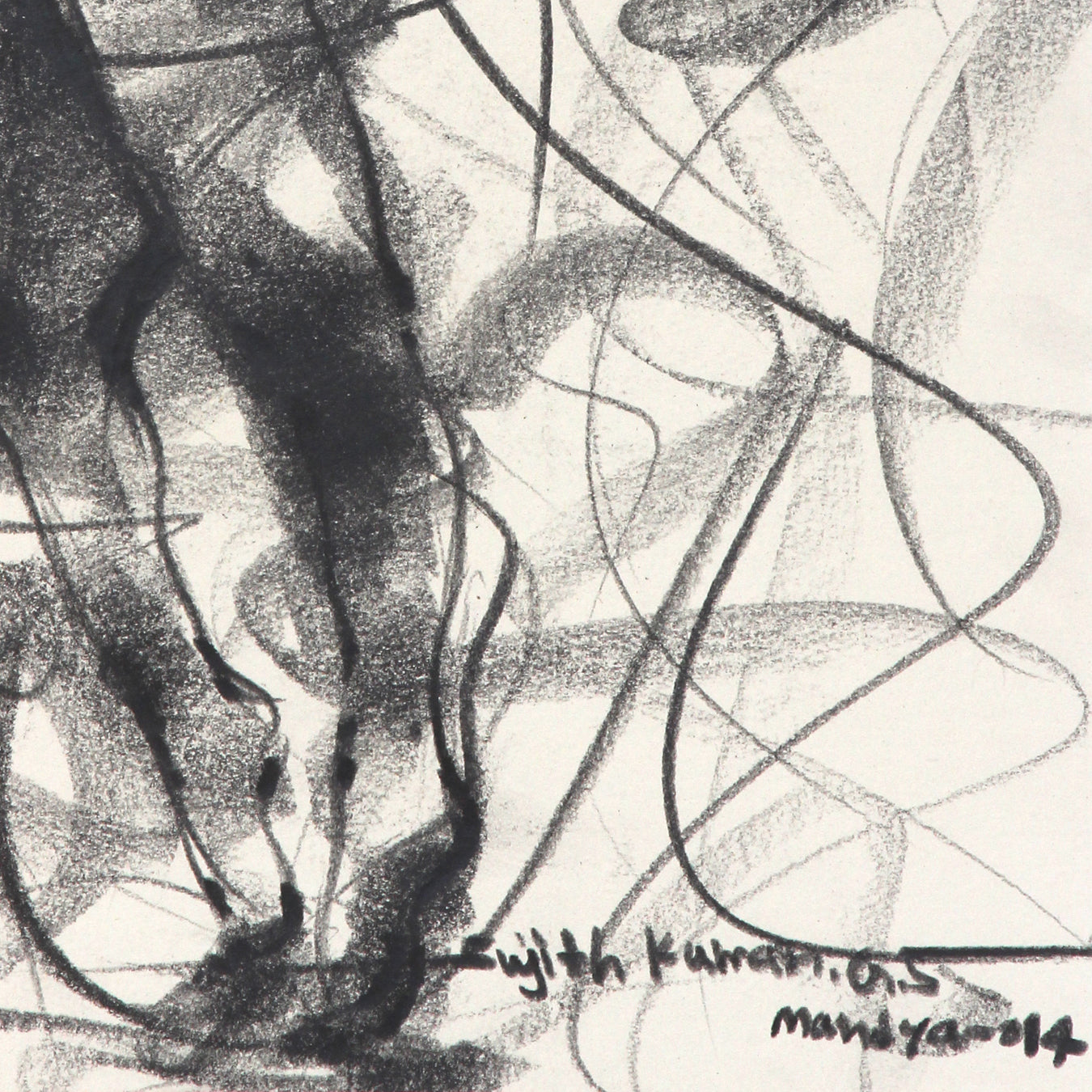 Nude Drawing-054 - SUJITH KUMAR GS MANDYA Art Studio Gallery (SKGSM Art Studio Gallery)